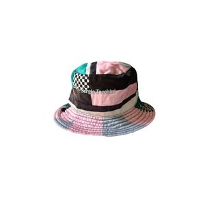 Sergio Tacchini Bucket Hat Reversible Patchwork Retro Black Canton Gandolfo